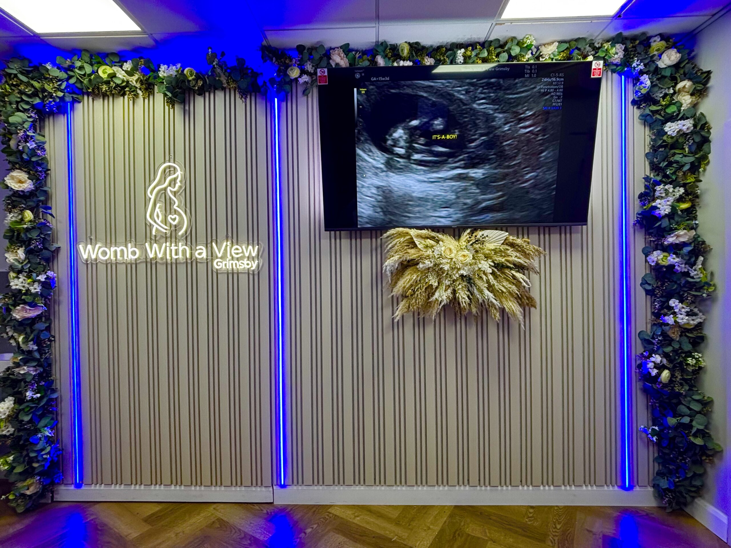 Clinic reception and waiting area
