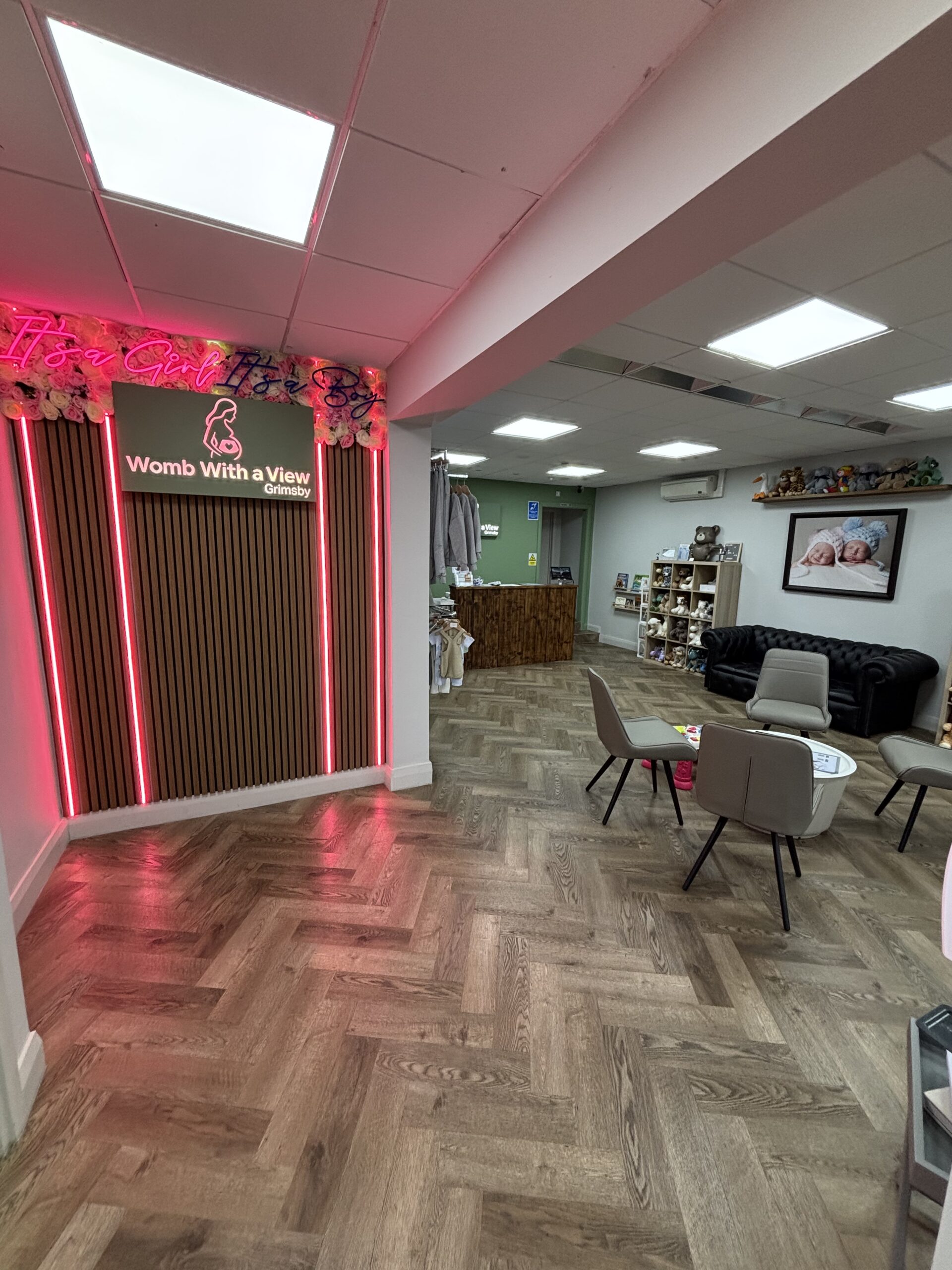 Clinic seating area
